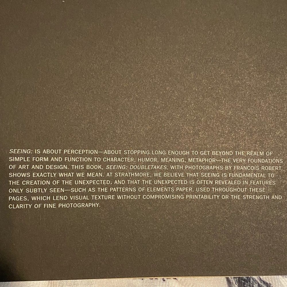 Seeing: Doubletakes Photography Book Strathmore Elements Art Coffee - Picture 4 of 8